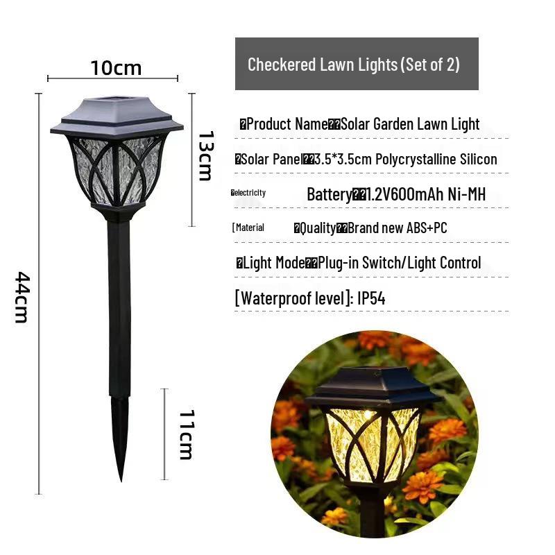 Waterproof Solar Garden Lights: Outdoor Courtyard Lawn Decoration