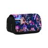Huntrix Kpop student print double-layer pencil case Kpop witch hunting girl group children's storage stationery box pencil bag CLE