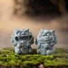 Zisha Stone Lion Pair Tea Pet