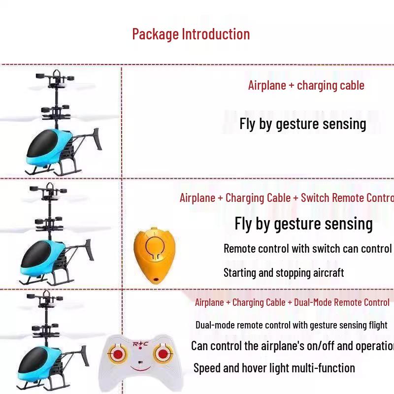 Gesture-Controlled Light-Up Hovering Flying Doll Toy