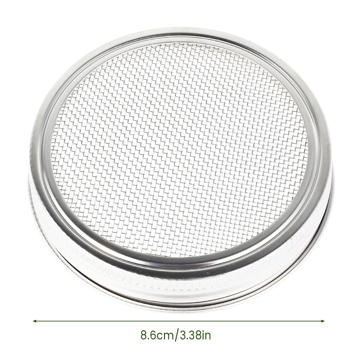 

Пророщувач насіння Кришка для проростання Банки для проростання з нержавіючої сталі Кришки екрану Підставка для проростання Інструменти для посадки