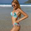 Updated High-waist Two-piece Bikini Swimsuit Female Sexy Swimsuit