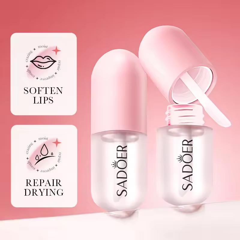 Lippenaufpolsterndes Ätherisches Öl Sofortige Sexy Lippenpflege Nährend Anti-Falten Feuchtigkeitsspendend Ultimatives Aufpolsterndes Lippenstift-Gloss Serum Kosmetik