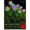 Solar Lights Garden Patio Decorative Lights Lawn Lights Garden Dandelion Small Night Light Landscape Ground Insert Color Light