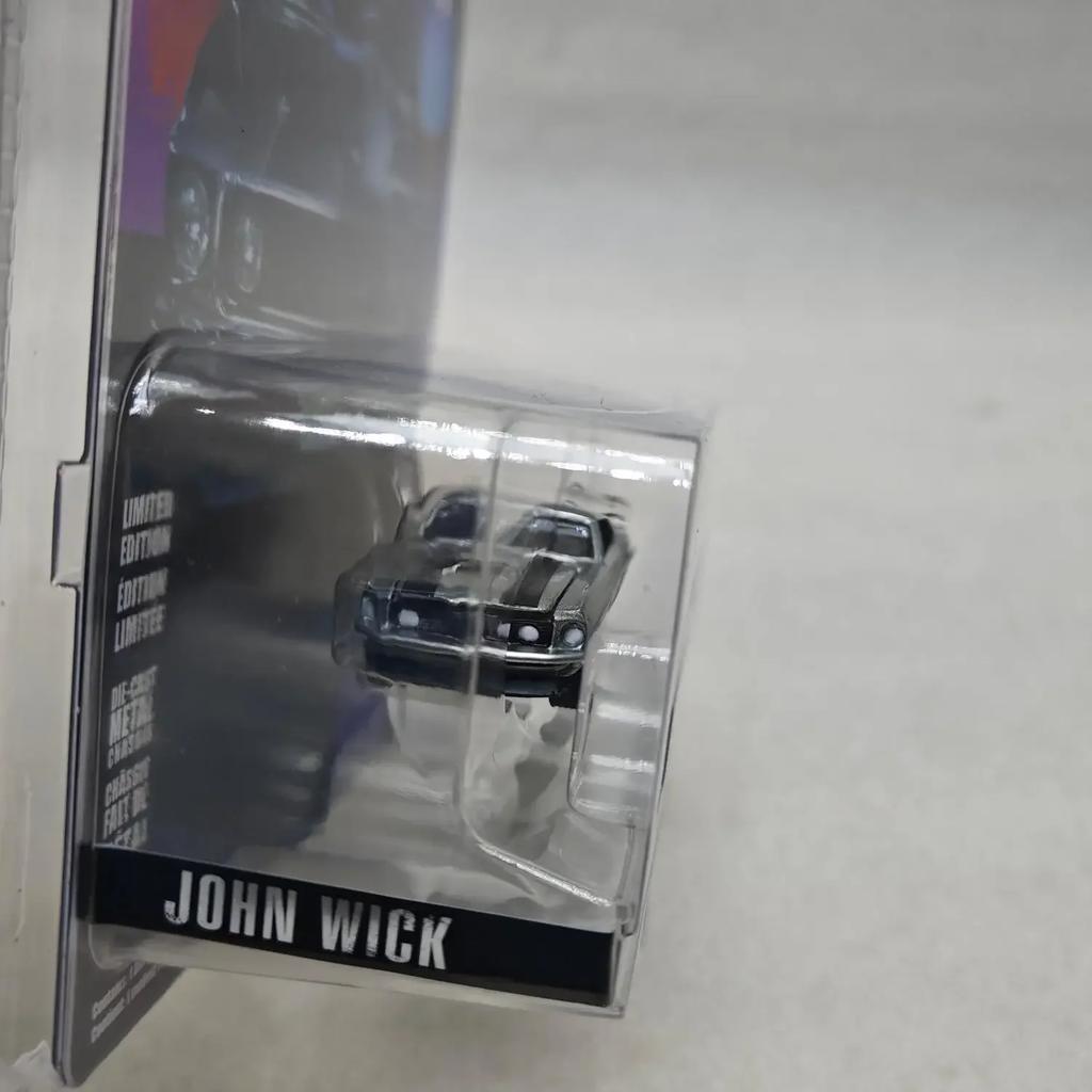 GreenLight 1:64 John Wick 1969 Ford Mustang Boss 429 High Simulation Car Model Collectible Toy Gift Souvenir Display Ornament