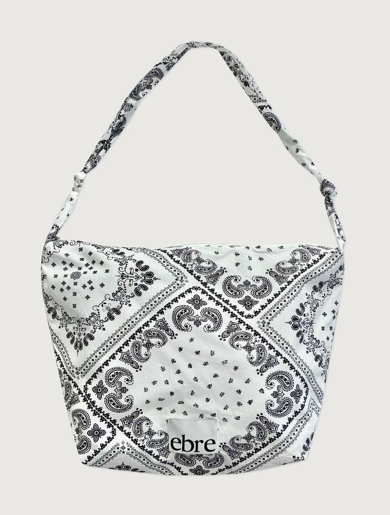Ebre Paisley Hobo Bag Black