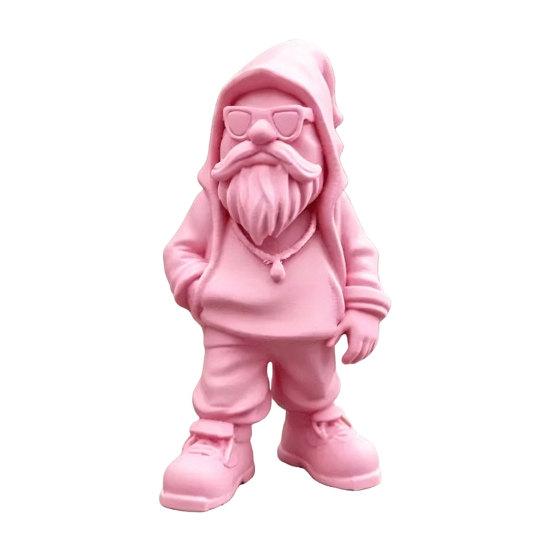 3D Printed Garden Gnome Hip-Hop Style Figurine Streetwear Ornament