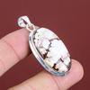 Wild Horse Magnesite Pendant Genuine Gemstone Pendant 925 Sterling Silver Pendant Wild Horse Magnesite Jewelry Gift For Him Handmade Pendant