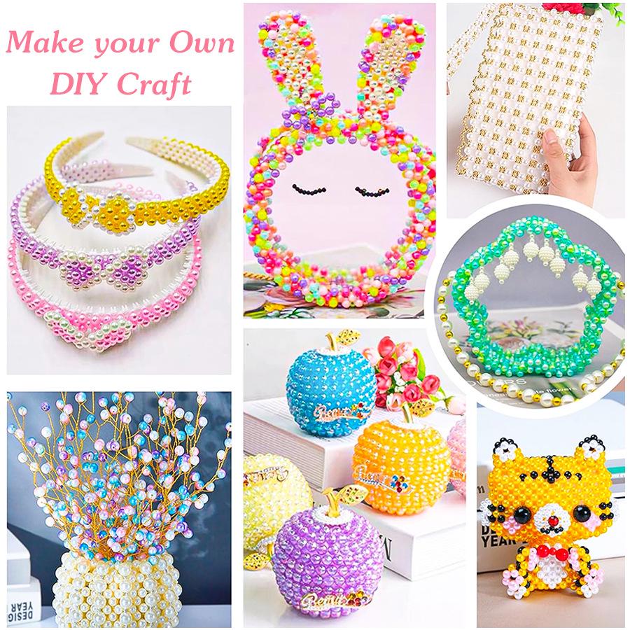 Cross-Border Ocean Pearl Stringing DIY Set: Acrylic Bead Jewelry Accessories