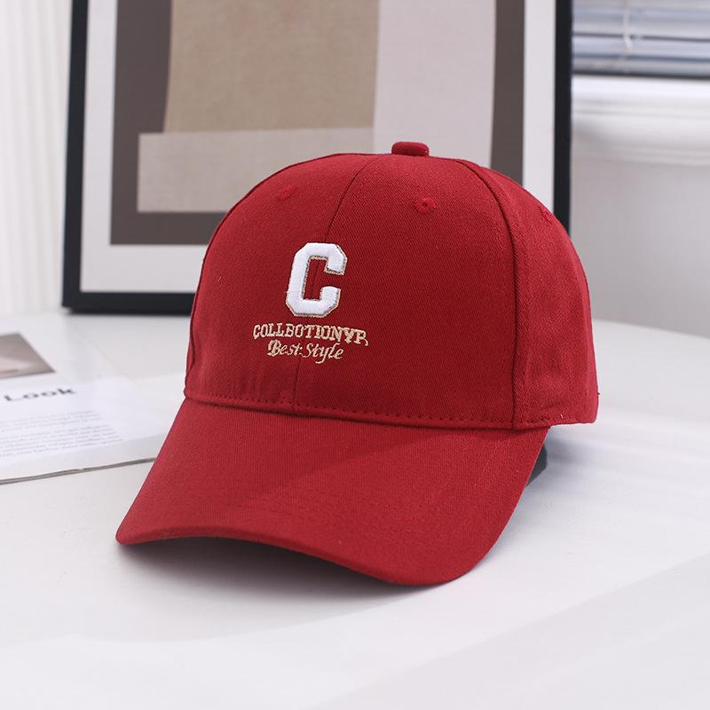 Soft Top Casual Fashion Embroidery Letter Baseball Cap Female Spring Summer Versatile Cap Male