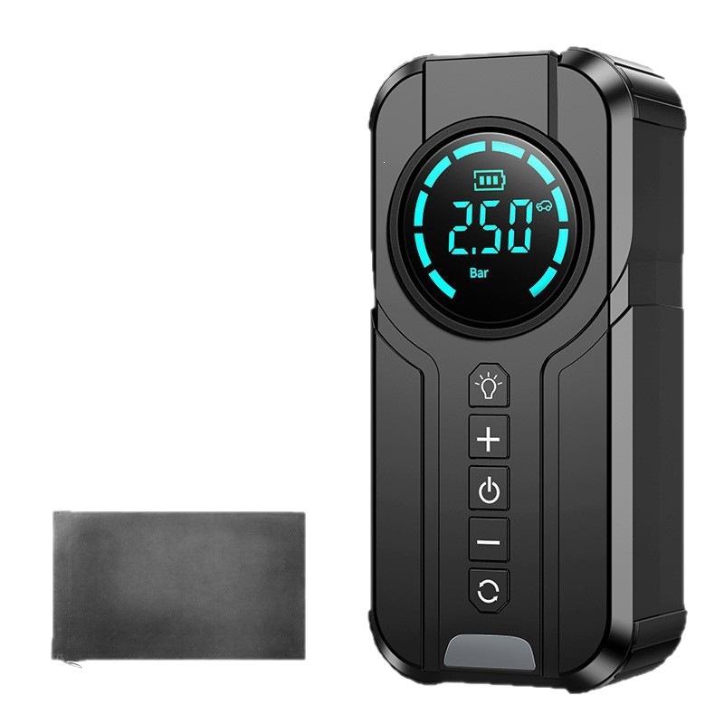Wireless Portable Car Air Pump & Power Bank: Tire Inflator & Jump Starter Combo
