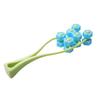 Flower Shape Facial Massage Roller Double Clips V Face Lifting Tool Multi-Purpose Plastic Facial Massager for Arm Face Leg