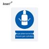 Anse Rui Secure Gas Cylinder Safety Sign