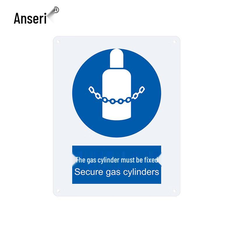Anse Rui Secure Gas Cylinder Safety Sign