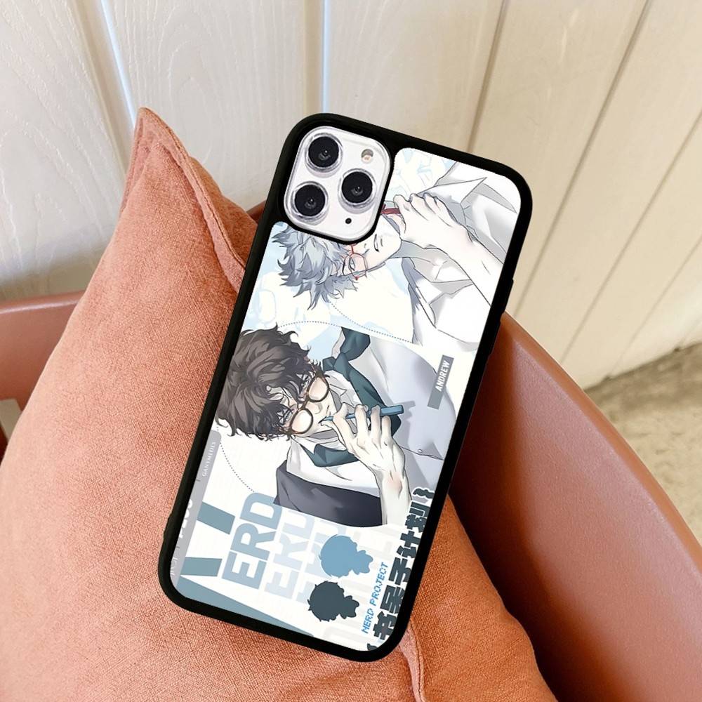 Nerd Project Bl Anime PC+TPU Phone Case For iPhone 17 16 15 14 PRO MAX 11 12 13 PLUS MINI Cover