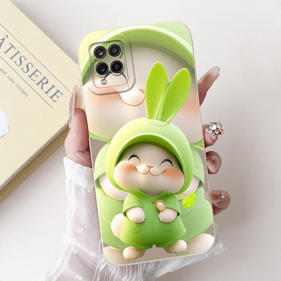 For Samsung A22 A225F 4G Phone Case Flower Painted  Proective Cover for SamsungA22 A22s a 22 S 5G Soft Silicone Funda Capa