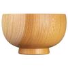 Yamanaka Lacquerware Shirasagi Woodwork Soup Bowl, Shirasagi Bowl, Medium, Approx. 11cm, Natural Zelkova, Made In Japan