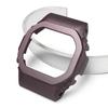 Metal Watch Band with Case for Casio G-SHOCK 5600 Series, Lightweight Aluminum Alloy, Purple
