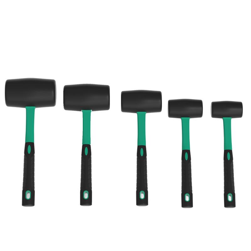 Industrial Grade Rubber Mallet for Home Renovation - Versatile Tile Tapping Hammer for Floor and Wall Installation.