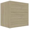 Nightstand Sonoma Oak 40 x 30 x 40 cm Particleboard