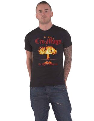 Cro-Mags T-Shirt The Age Of Quarrel Bandlogo neu Offiziell Herren Schwarz Unisex T-Shirt