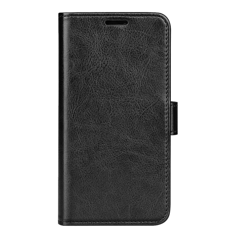 For Realme C55 Shockproof Crazy Horse Texture Phone Case PU Leather Wallet Flip Stand Cover
