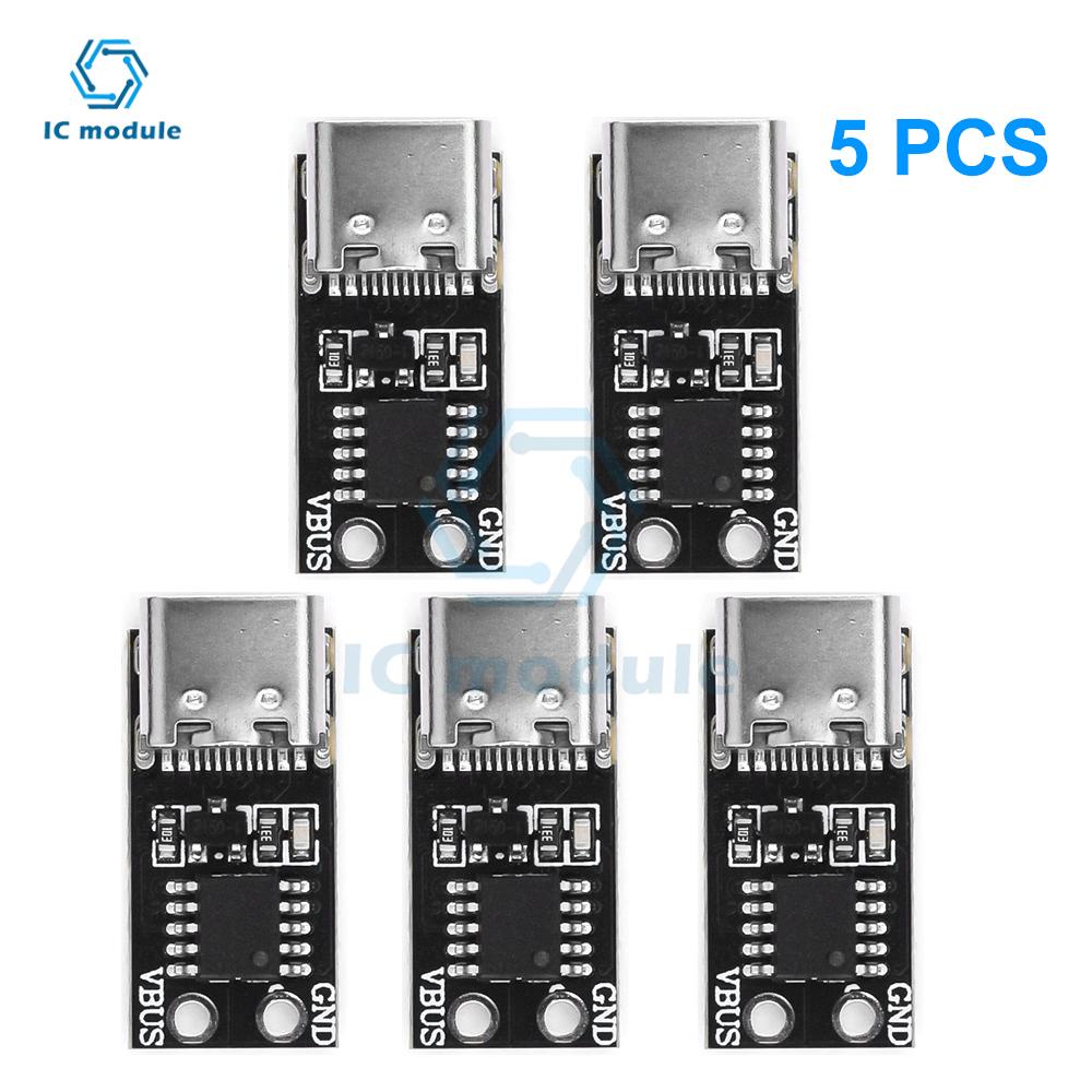 5V 9V 12V 15V 20V einstellbares 3A PD/QC Multi-Protokoll Decoy Schnelllade-Boost-Modul TYPE-C USB-Schnittstelle