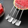 2-4pcs Stainless Steel Shovel Coffee Spoon Set Scoop Shovel Creative Tea-spoon Ice Cream Dessert Spoon Birthday Gift Tableware