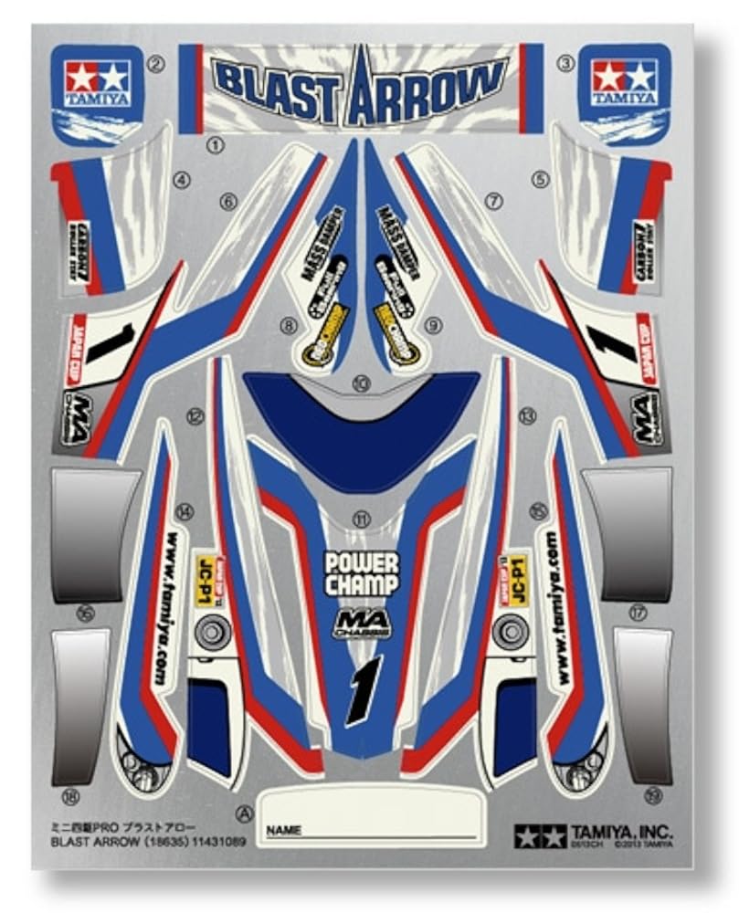 Tamiya Mini 4WD PRO Series 35 Blast Arrow MA Chassis 18635 No.