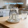 Hohler Flaschentrockenständer Kunststoffbecher-Aufbewahrungshalter Einfacher Einzelbecher-Trockenständer Tumbler Tassen