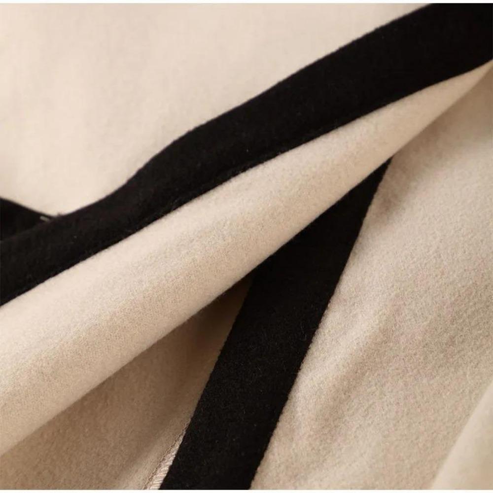 Casaco Curto Feminino VAYLA Cintos Listrado Moda Cor Contrastante Jaqueta Nova Feminina Chique Elegante Cintura Alta Roupa Exterior Feminina