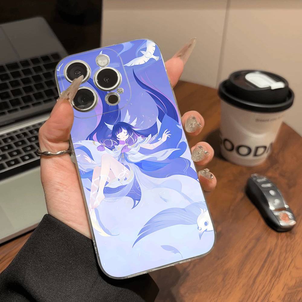 Genshin Impact Columbina Phone Case For IPhone 17 16 15 Plus 14 13 Mini 12 11 Pro Max Soft Shell Cover