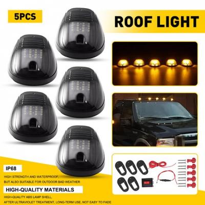 For Dodge RAM 1500 2500 3500 Rooftop Cab Running Light LED Amber Smoked Lens EOA