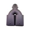 Matte Black Double Outlet Bent Stainless Steel Tailpipe for CHR 18-20, Prius, IZOA, Escort