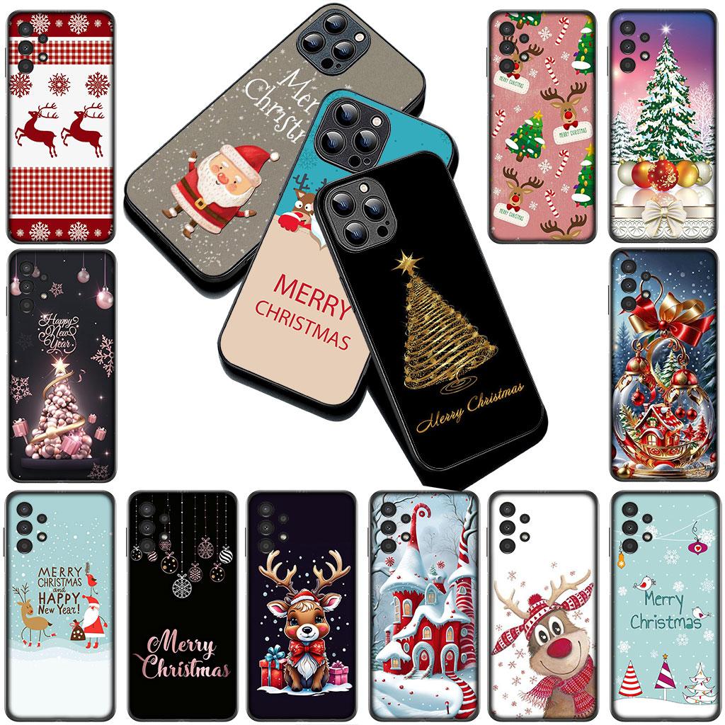Santa Claus Merry ChristmasTree Deer Phone Cover Case for Xiaomi Redmi Note 12 11 10 Pro 10A 10C 12C 13C Note12 5G 4G Casing