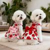 Pretty Summer Dog Clothes Breathable Dog Sleeveless Dress Fashion Cute Puppy Clothes  Pet Costumes