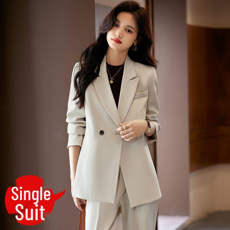 Women's 2025 Formal & Casual Suit Set with Padded Jacket for Spring-Autumn