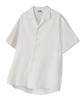 UNTAPPED STUDIO Oversized Linen Open Collar Short Sleeve Shirt 5 Colors (Type A)