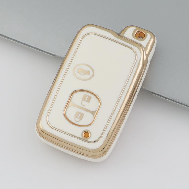 2 3 4 Buttons TPU Car Key Case for Toyota Aqua RAV4 Land Cruiser Camry Prado Corolla Prius Cover Keyless Remote Fob 2013 2014