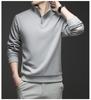 2025 Men's Fleece-Lined Sweatshirt: Cozy, Warm, Loose Fit, Long Sleeves - Ideal Base Layer for Autumn and Winter