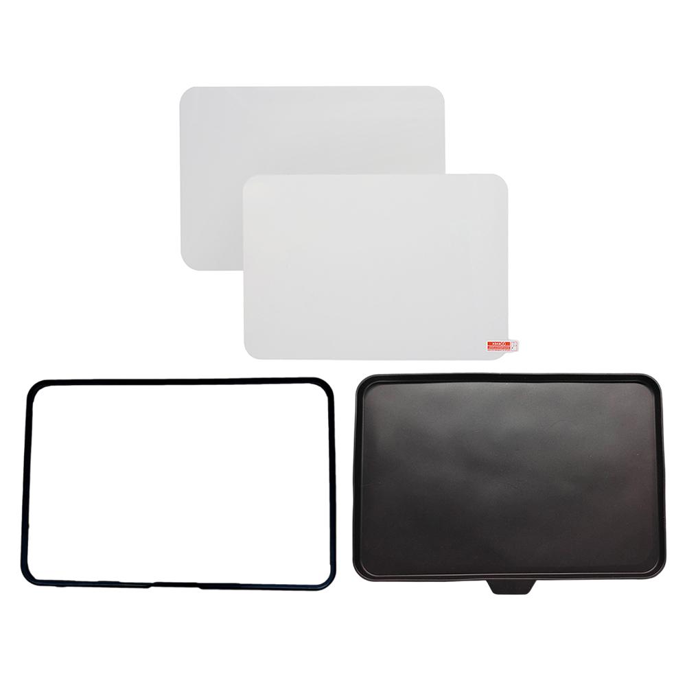Screen Protector Set for TM7 Including Tempered Glass Silicone Cover and Protective Frame for Enhanced Screen Safety
