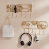 Ginkgo Leaf Key Holder Iron Art Wall Hooks Home Supplies Metal Coat Hooks  Door Back