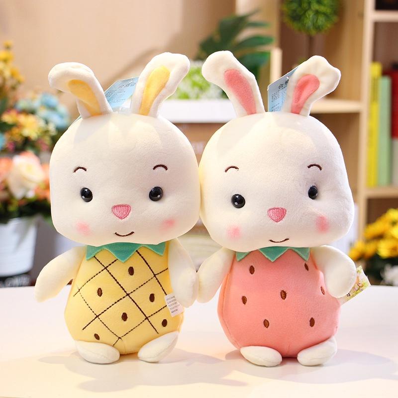 Fruit Pig Pineapple Strawberry Plush Toy Pig Doll Stuffed Animal Cushion