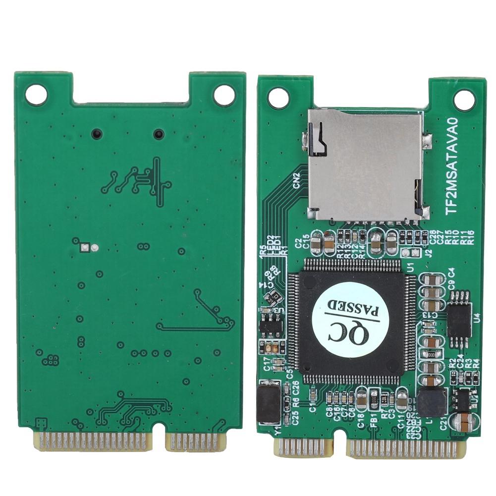 Micro SD TF Card To Mini PCI E mSATA SSD Adapter Converter for PC