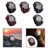 Men Wrist Watch Hip Hop Fashion Round Dial Leather Bracelet Male Wristwatch for Wedding