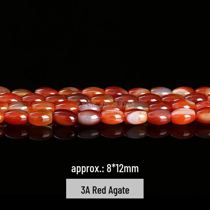 

Jingde Jewelry Красный агат Рисовые и Бочкообразные бусины для изготовления браслетов своими руками и аксессуары для бисероплетения. Size as per product name
