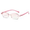 Modische Blaulichtblockierende HD-Linse Weitsichtigkeitsbrille Luxuriöse Diamantschliff Lesebrille Quadratisch Fernsicht Dioptrien +1,0 bis +4,0