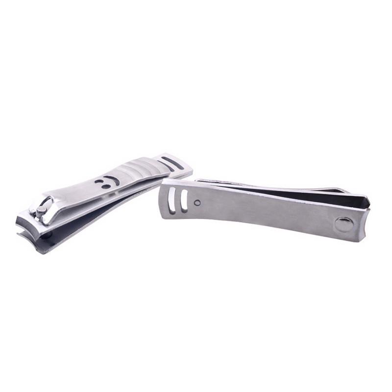För rakt skuren nagelklippare i rostfritt stål Professionell manikyrtrimmer Högkvalitativ tå
