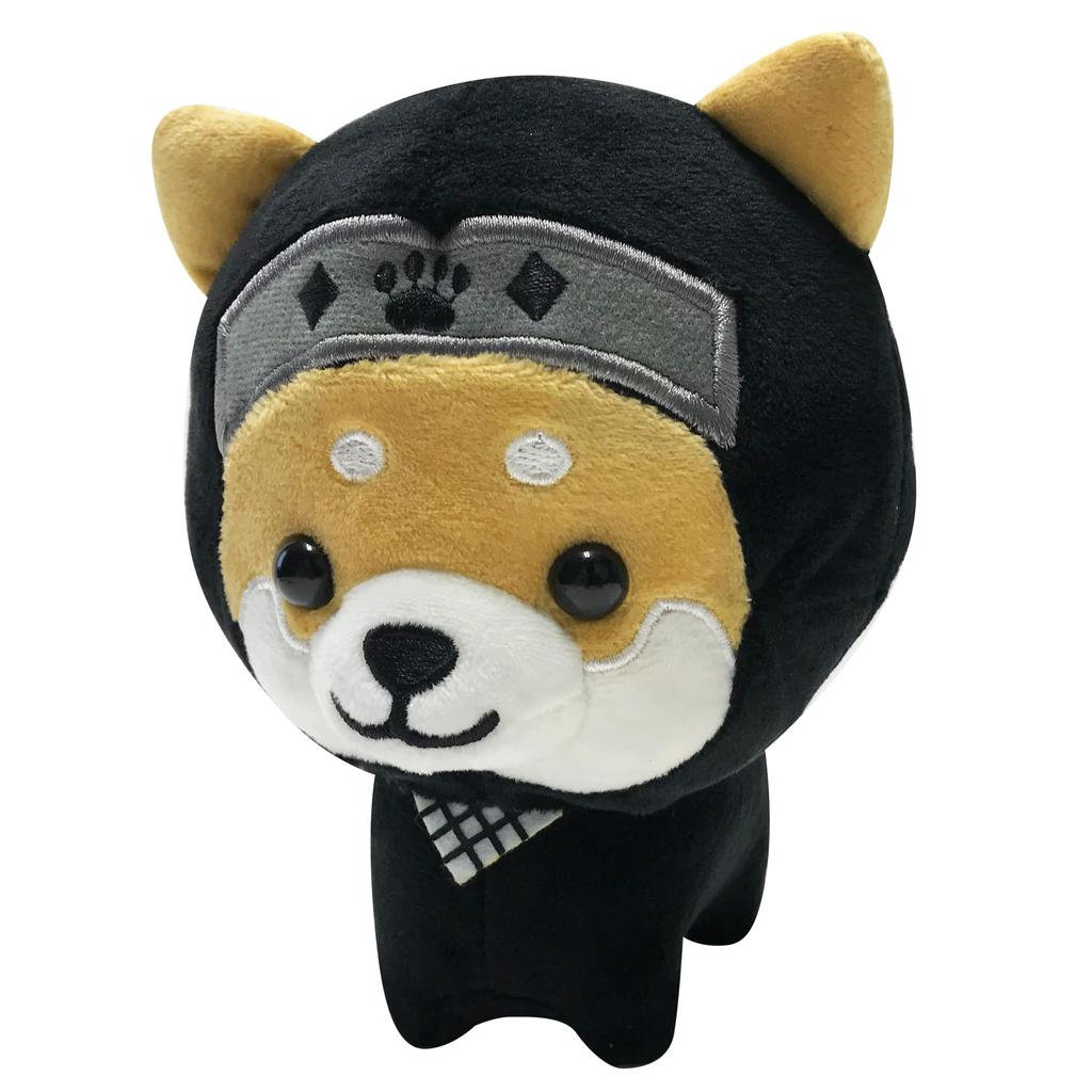 Traveling Mameshiba Mascot Shiba Soothing Cushion, Cute, Squishy, Fluffy, Inu, Mameshiba, (Ninja Version)