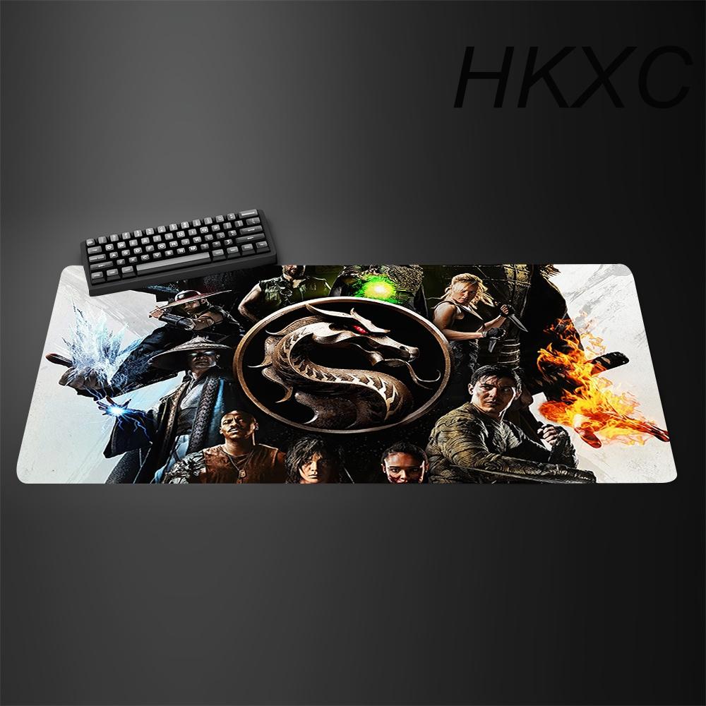 Mortal Kombat Mouse Pad Arena Battle Print Mousepad Large Deskmat Premium Rubber Base Soft Cloth Office Computer Gaming Meusepad
